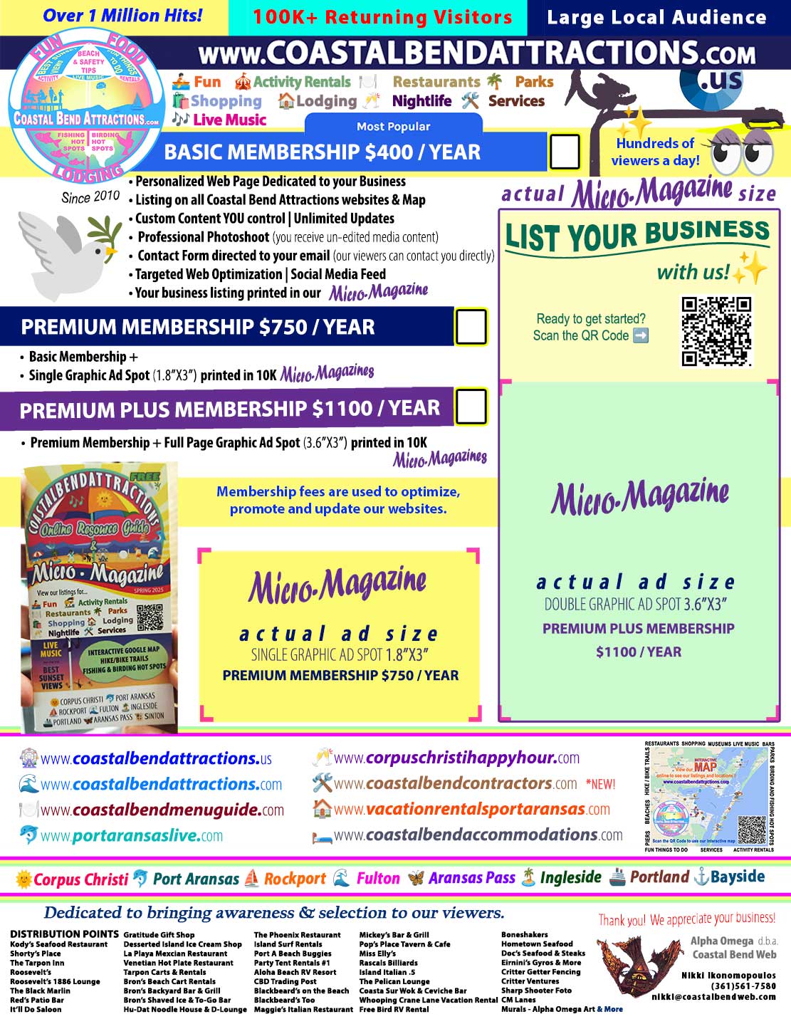 Coastal Bend Attractions Join Now